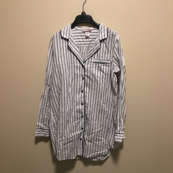 Victoria's Secret Other - NWOT. Victoria Secret Striped Pajama Shirt